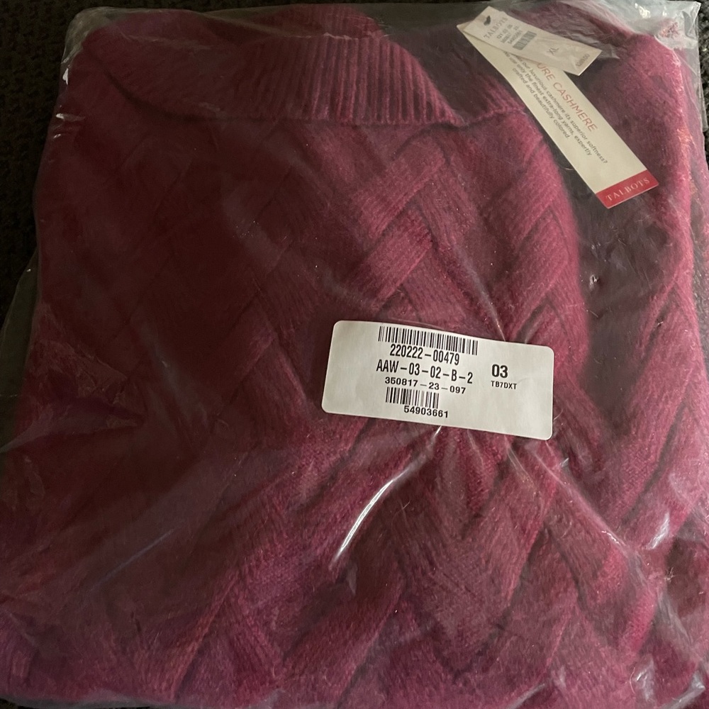 Talbots Plum Sweater